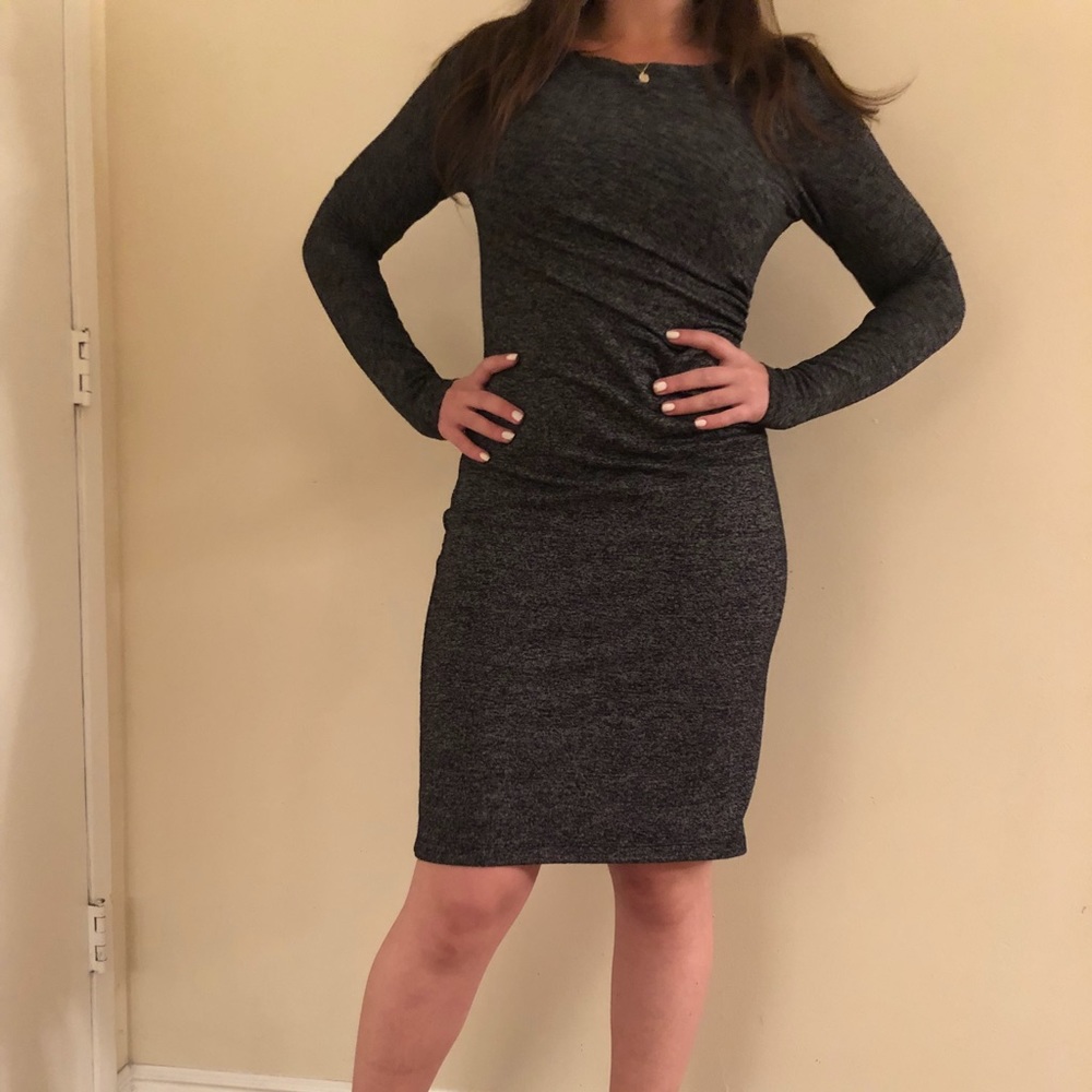 Chic Ann Taylor charcoal dress (size XSP) - Picture 1 of 2